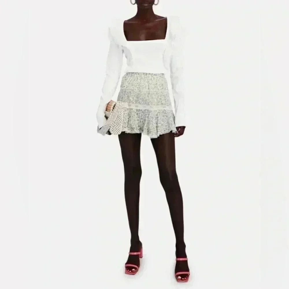 VERONICA BEARD - Gidea Ruffled Poplin Top NWOT - Picture 1 of 9